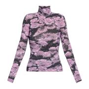 Top met opstaande kraag Tory Burch , Purple , Dames