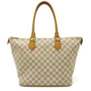 Pre-owned Plastic handbags Louis Vuitton Vintage , Beige , Dames