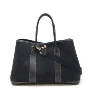 Pre-owned Canvas handbags Hermès Vintage , Black , Dames