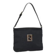 Pre-owned Canvas fendi-bags Fendi Vintage , Black , Dames