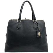 Pre-owned Leather fendi-bags Fendi Vintage , Black , Dames