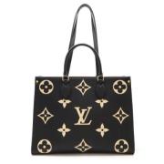 Pre-owned Leather handbags Louis Vuitton Vintage , Black , Dames