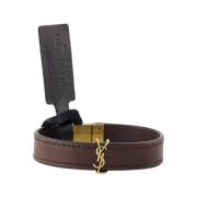 Cassandre Armband voor Mannen Saint Laurent , Brown , Heren