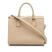 Pre-owned Leather handbags Dolce & Gabbana Pre-owned , Beige , Dames