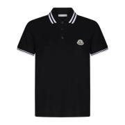 Gestreepte Polo Zwart Moncler , Black , Dames