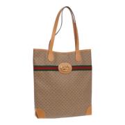 Pre-owned Leather gucci-bags Gucci Vintage , Beige , Dames