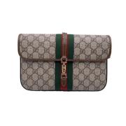 Pre-owned Leather gucci-bags Gucci Vintage , Beige , Dames