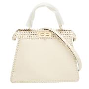 Pre-owned Leather fendi-bags Fendi Vintage , White , Dames