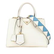 Pre-owned Leather prada-bags Prada Vintage , White , Dames