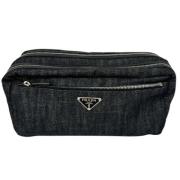 Pre-owned Denim prada-bags Prada Vintage , Black , Dames