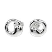 Pre-owned Metal earrings Tiffany & Co. Pre-owned , Gray , Dames