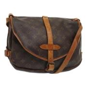 Pre-owned Canvas louis-vuitton-bags Louis Vuitton Vintage , Brown , Da...