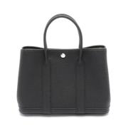 Pre-owned Leather handbags Hermès Vintage , Black , Dames