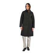 Zwarte Neopreen Winterjas Canadian Classics , Black , Dames