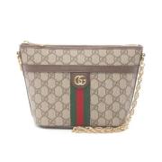 Pre-owned Leather gucci-bags Gucci Vintage , Beige , Dames