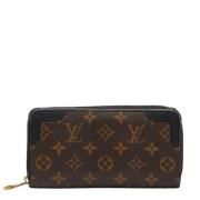 Pre-owned Canvas wallets Louis Vuitton Vintage , Brown , Heren