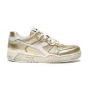 Witte Sneakers B.560 Metal WN Diadora , White , Dames