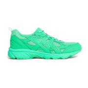 Groene Synthetisch Leren Sneakers Samenwerking Comme des Garçons , Gre...