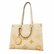 Pre-owned Fabric louis-vuitton-bags Louis Vuitton Vintage , Beige , Da...