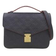 Pre-owned Canvas handbags Louis Vuitton Vintage , Blue , Dames