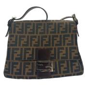 Pre-owned Canvas fendi-bags Fendi Vintage , Brown , Dames