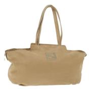 Pre-owned Leather fendi-bags Fendi Vintage , Beige , Dames