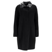 Pre-owned Wool outerwear Fendi Vintage , Black , Dames