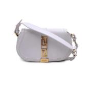 Pre-owned Leather shoulder-bags Versace Pre-owned , White , Dames