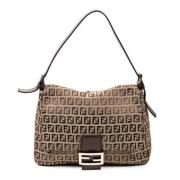 Pre-owned Canvas fendi-bags Fendi Vintage , Brown , Dames