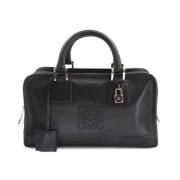 Pre-owned Leather handbags Loewe Pre-owned , Black , Dames