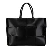 Pre-owned Leather handbags Bottega Veneta Vintage , Black , Dames