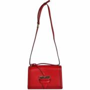 Pre-owned Leather shoulder-bags Loewe Pre-owned , Red , Dames