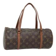 Pre-owned Canvas handbags Louis Vuitton Vintage , Brown , Dames