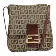 Pre-owned Canvas fendi-bags Fendi Vintage , Beige , Dames