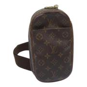 Pre-owned Canvas louis-vuitton-bags Louis Vuitton Vintage , Brown , Da...