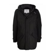 Zwarte Jas Woolrich , Black , Heren