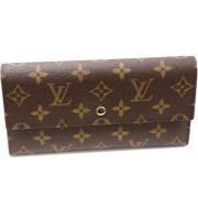 Pre-owned Canvas wallets Louis Vuitton Vintage , Brown , Dames