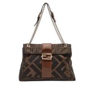 Pre-owned Canvas fendi-bags Fendi Vintage , Brown , Dames