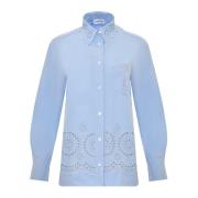 Stijlvolle Shirt voor Mannen en Vrouwen P.a.r.o.s.h. , Blue , Dames