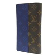 Pre-owned Canvas wallets Louis Vuitton Vintage , Blue , Heren