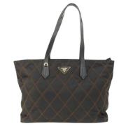 Pre-owned Canvas prada-bags Prada Vintage , Black , Dames