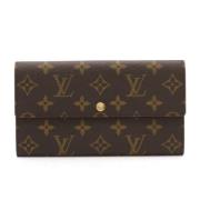 Pre-owned Canvas wallets Louis Vuitton Vintage , Brown , Dames