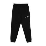 Sportieve Logo Trainingsbroek in Zwart Barrow , Black , Heren