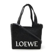 Pre-owned Fabric handbags Loewe Pre-owned , Black , Dames