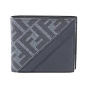 Pre-owned Leather wallets Fendi Vintage , Blue , Dames