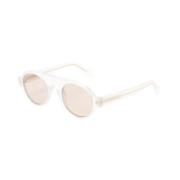 Pre-owned Plastic sunglasses Loewe Pre-owned , White , Heren