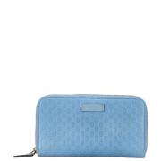 Pre-owned Plastic wallets Gucci Vintage , Blue , Dames