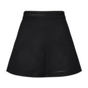 Zwarte Runway Bell Style Shorts Max Mara , Black , Dames