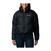 Waterbestendige Nylon Puffer Jas Columbia , Black , Dames