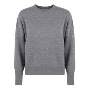 Grijze Sweater Dameskleding Paco Rabanne , Gray , Dames